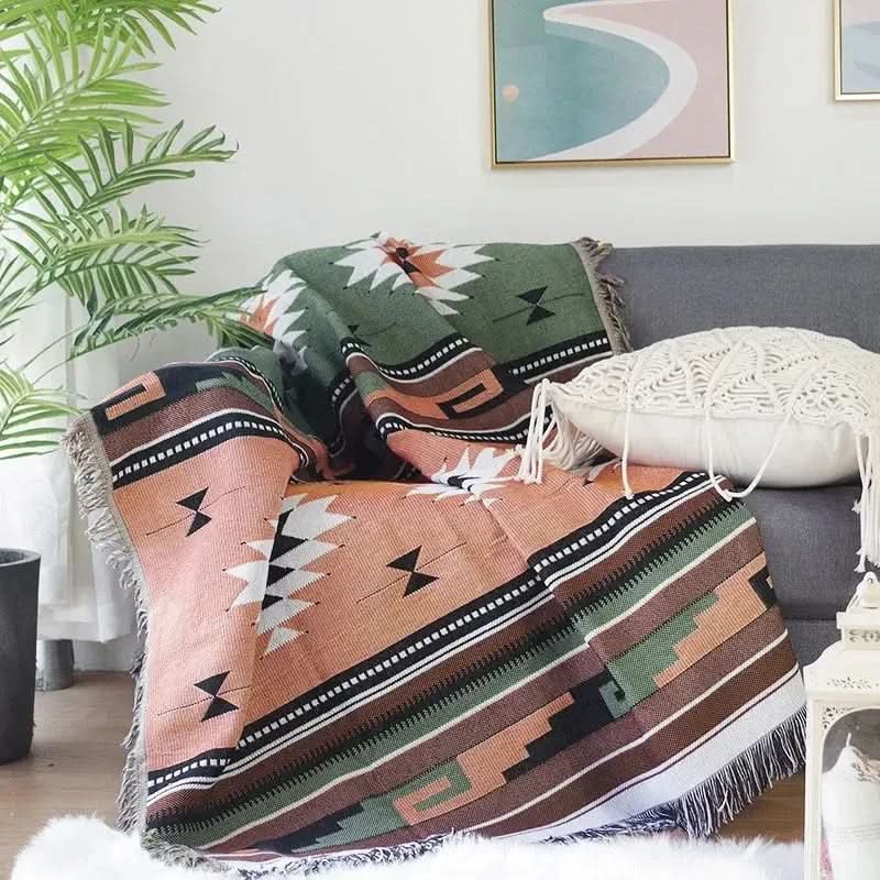 FRINGZELIXA – Ριχτάρι Boho με σχέδια για ξεχωριστή διακόσμηση καναπέ