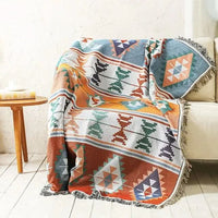FRINGZELIXA – Ριχτάρι Boho με σχέδια για ξεχωριστή διακόσμηση καναπέ