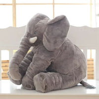 SOFTUSK - Plush elephant cushion designed for cozy comfort and decorative relaxation