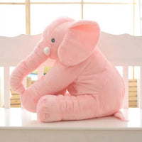 SOFTUSK - Plush elephant cushion designed for cozy comfort and decorative relaxation