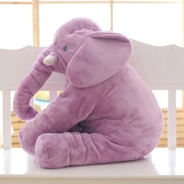 SOFTUSK - Plush elephant cushion designed for cozy comfort and decorative relaxation