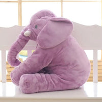 SOFTUSK - Plush elephant cushion designed for cozy comfort and decorative relaxation