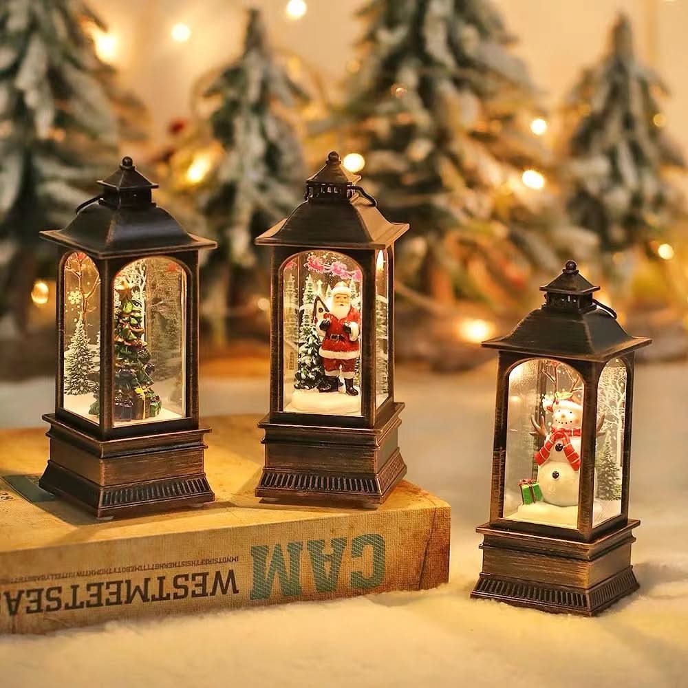 YULEFLICKERA – Retro Christmas Lamp for Gentle Evening Illumination