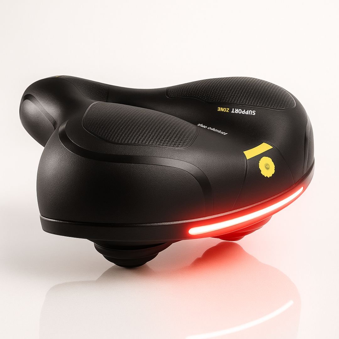 CYCLORELAX – Ergonomic Suspension Bicycle Saddle Touring Comfort