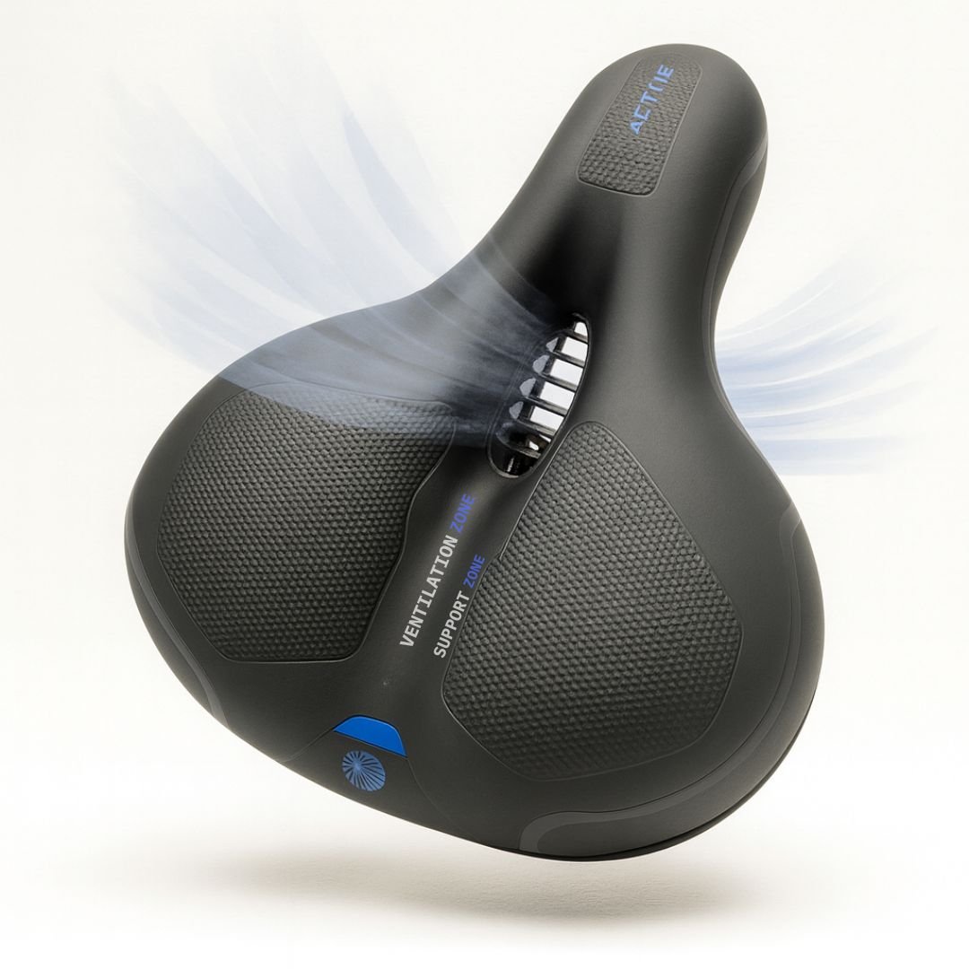 CYCLORELAX – Ergonomic Suspension Bicycle Saddle Touring Comfort