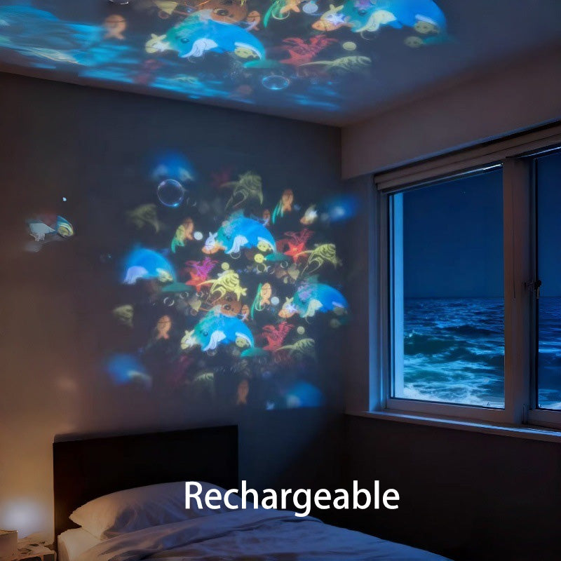 LUMIVORTEX – Drehender LED-Projektor für eine eindrucksvolle Raumstimmung