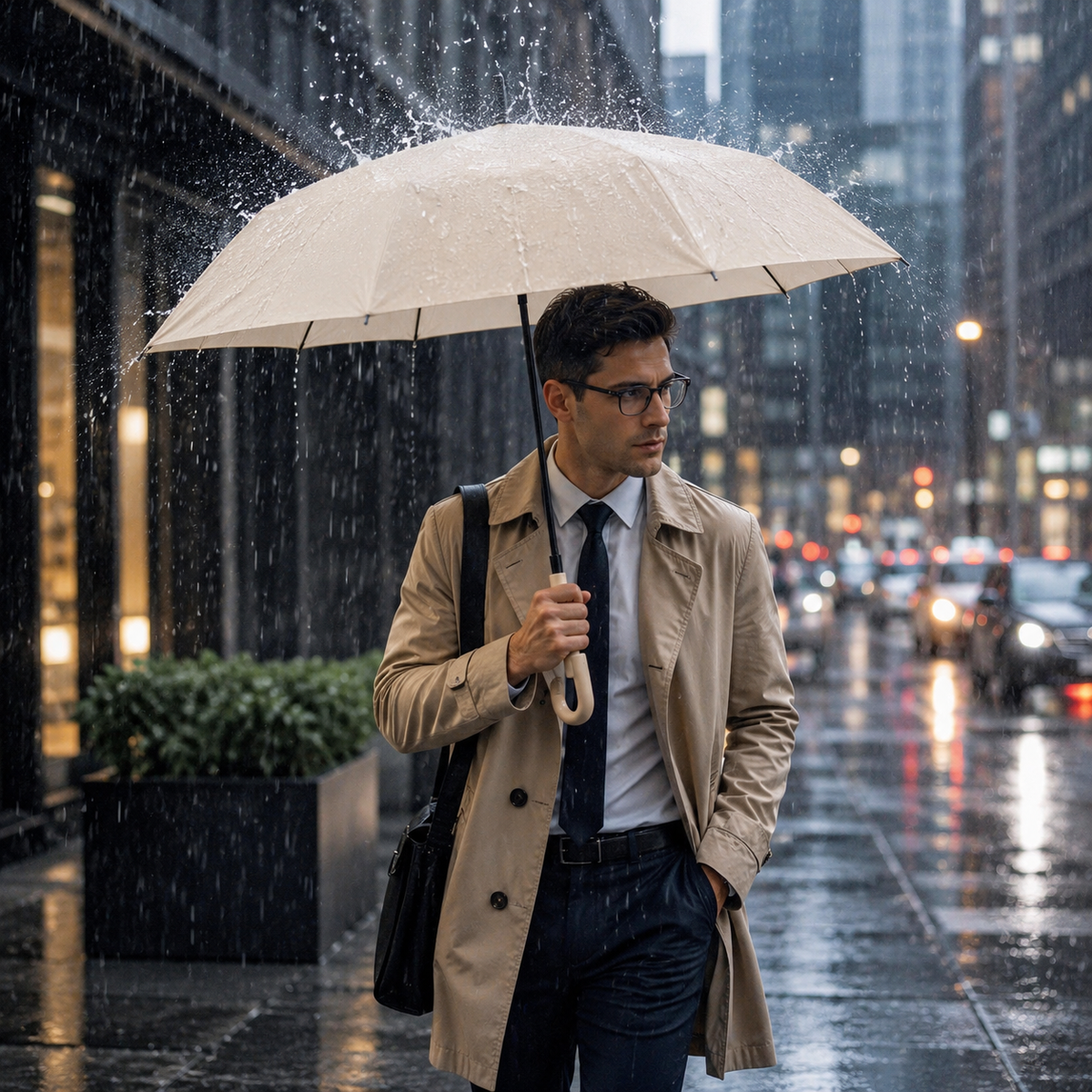 STORMELIX – Automatic Umbrella for Reliable Sun and Rain Protection