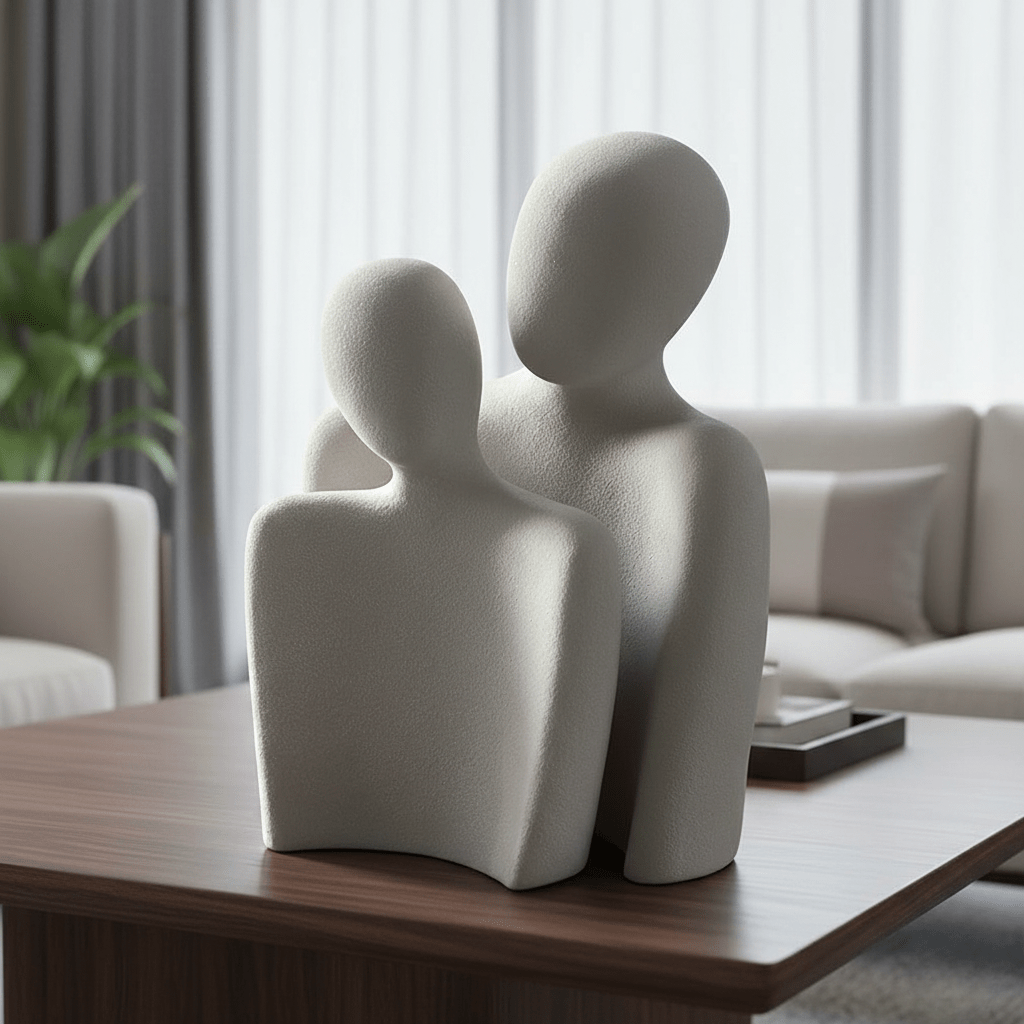 AMORINEXA – Esculturas Duplas de Amor Infinito para uma Decoração Romântica