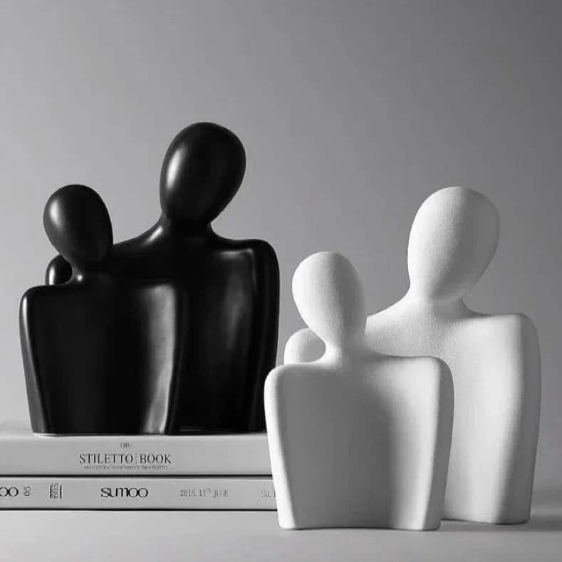 AMORINEXA – Esculturas Duplas de Amor Infinito para uma Decoração Romântica