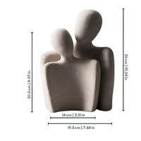 AMORINEXA – Esculturas Duplas de Amor Infinito para uma Decoração Romântica