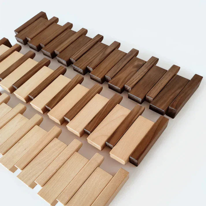 WOODHARM – Wooden Piano Coat Rack for Wall Storage