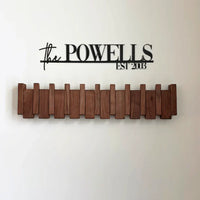 WOODHARM – Wooden Piano Coat Rack for Wall Storage